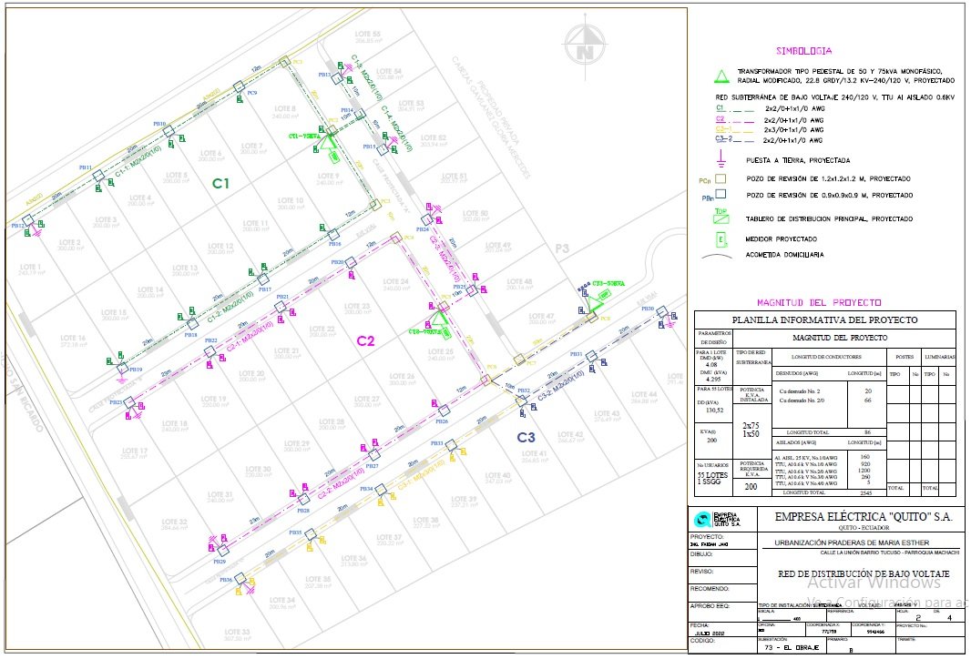 PLANO BV URBANIZACION